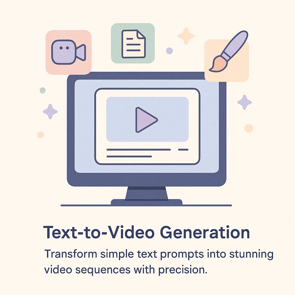 A representation of text transforming into visual stories.
